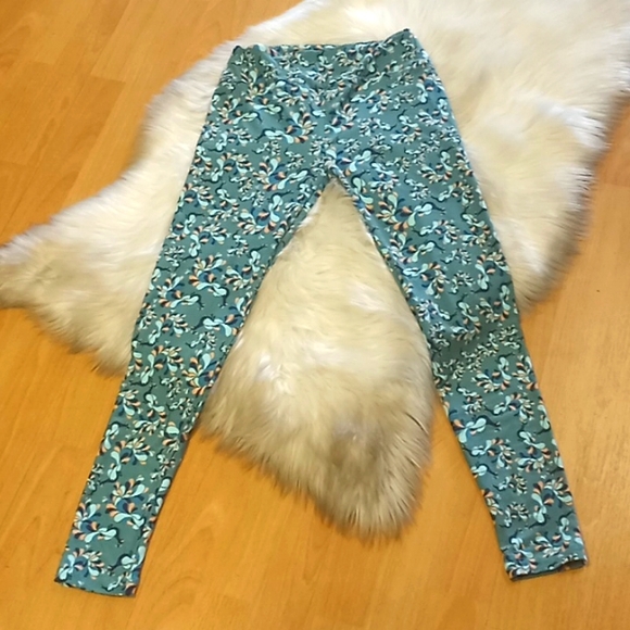 LulaRoe Peacock Printed Leggings-#1546 - Picture 6 of 10